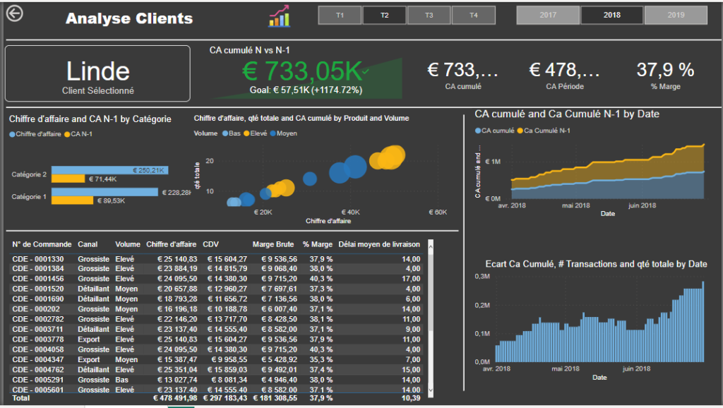 Spécialiste Power bi d'un data analyste