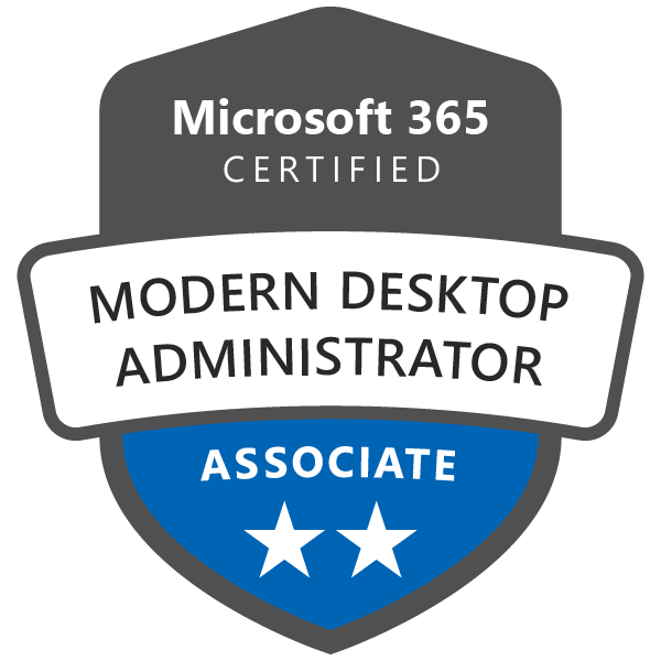certification Modern Desktop Administrator