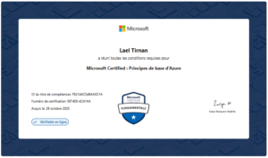 Certifications microsoft et Diplômes
