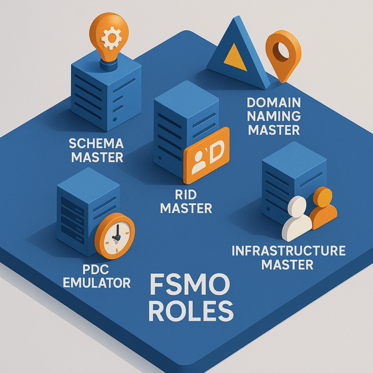 Les 5 rôles FSMO (Flexible Single Master Operations) en Active Directory