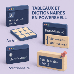 Tableaux et les Dictionnaires en Powershell