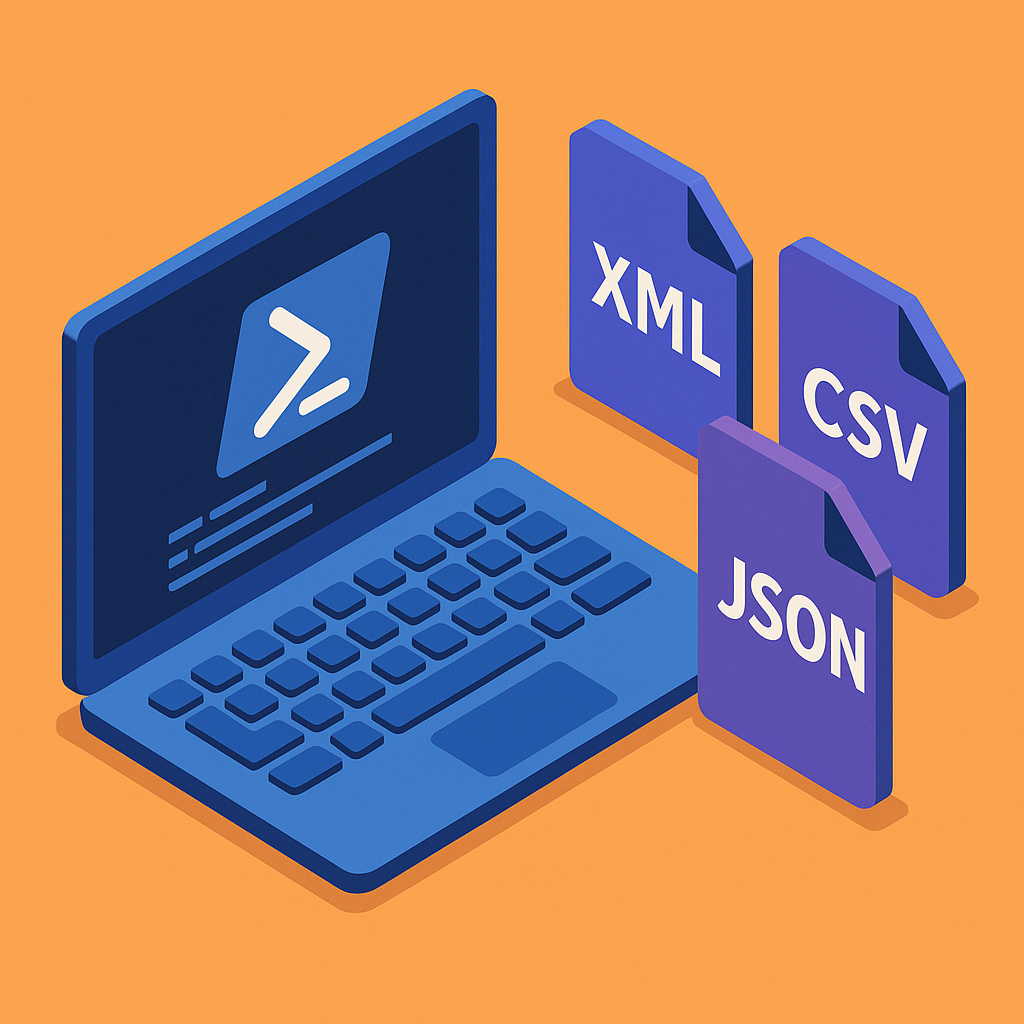 Gestion des fichiers et manipulation  - PowerShell - XML - CSV - JSON