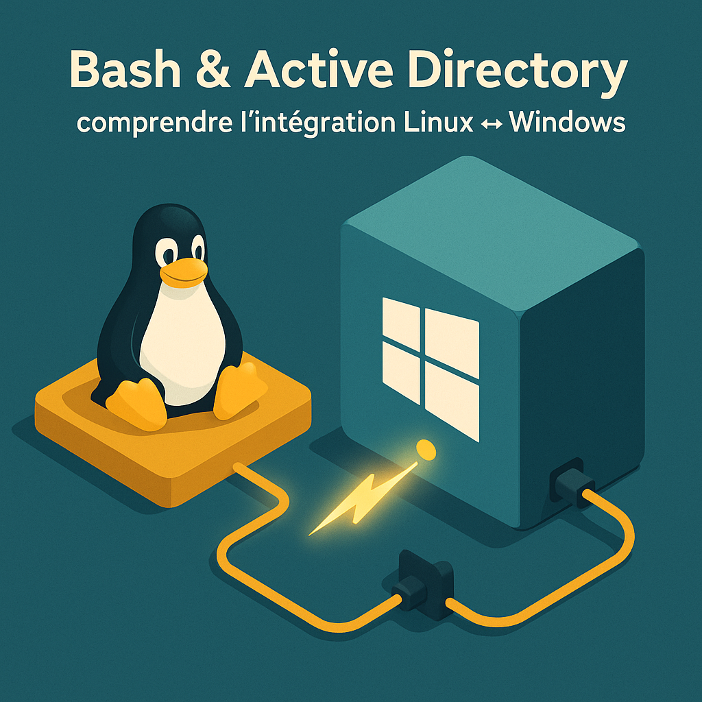 🧭 Bash & Active Directory : comprendre l’intégration Linux ↔ Windows