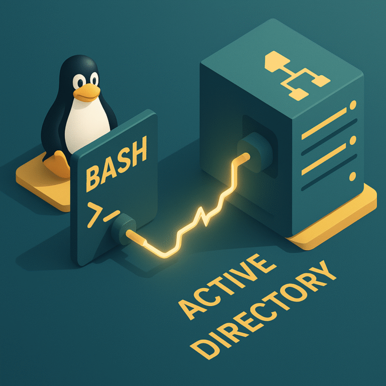 🧭 Bash & Active Directory : comprendre l’intégration Linux ↔ Windows